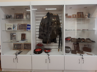 Витрины в комнате казачьего быта